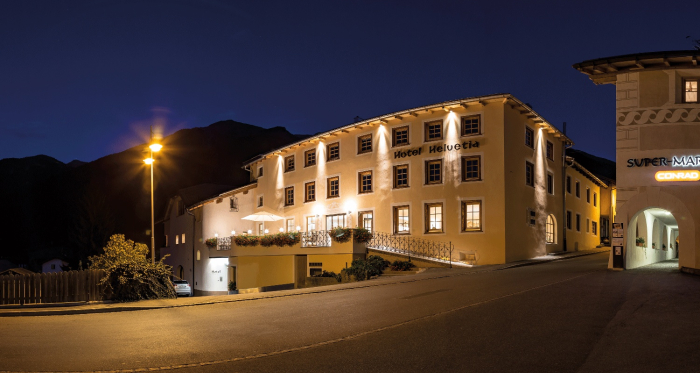 Hotel und Restaurant Helvetia von aussen Hotel und Restaurant Helvetia von aussen