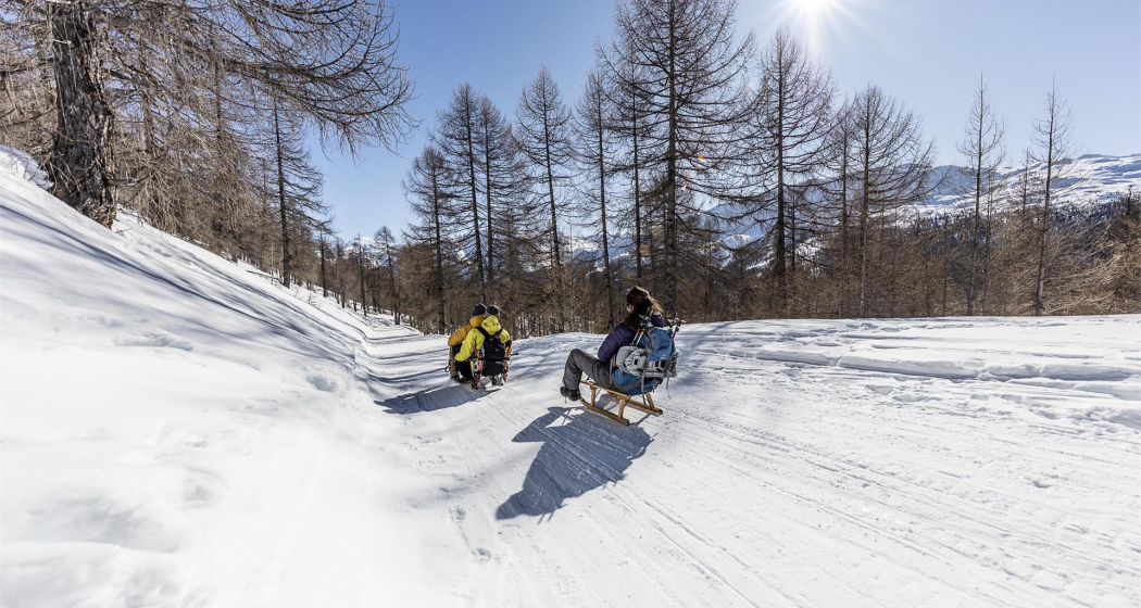 Schlittelweg nach Tschierv