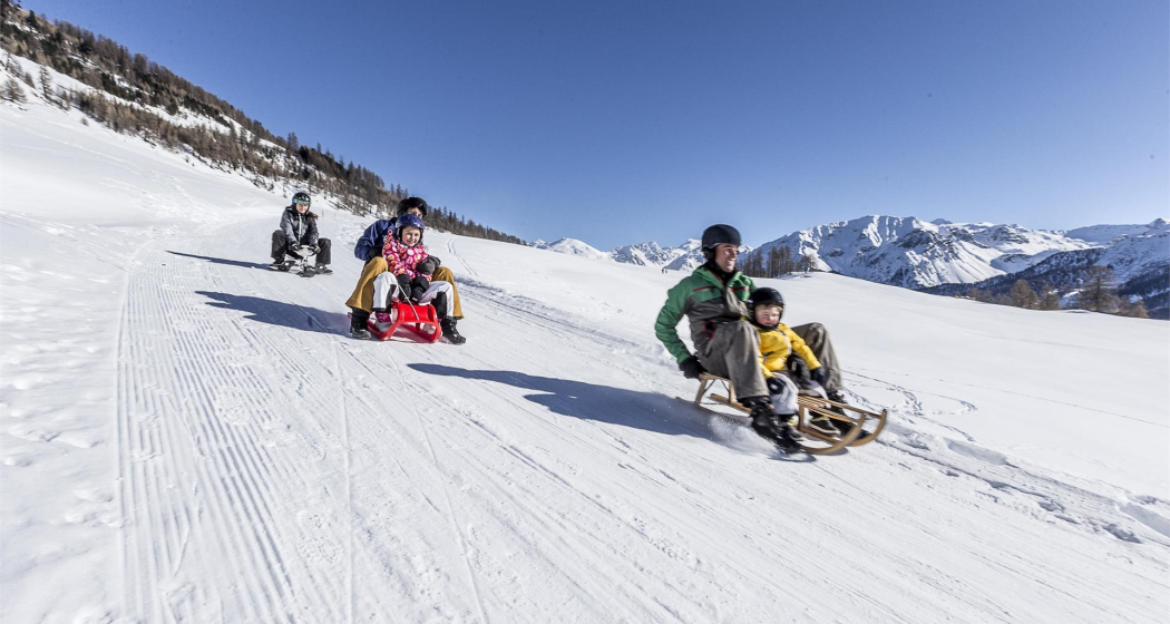 Schlittelweg nach Tschierv