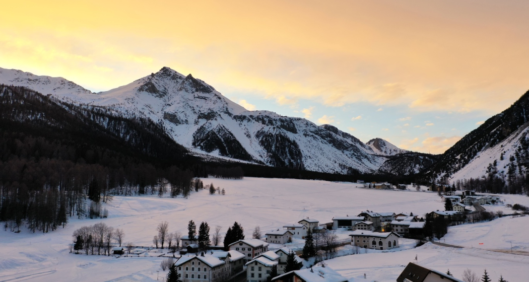Blick in in Richtung Piz Daint Blick in in Richtung Piz Daint