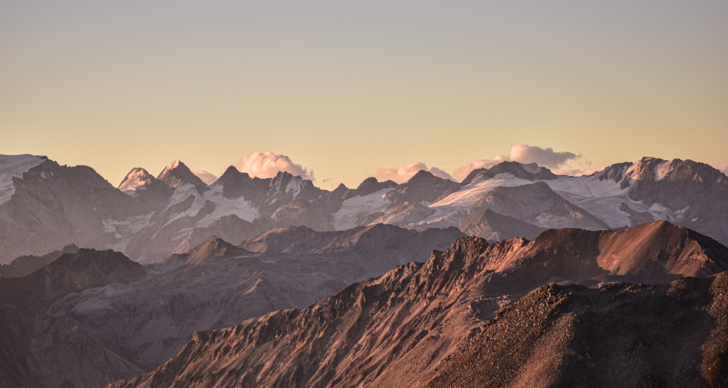 Ausblick vom Piz Daint Ausblick vom Piz Daint