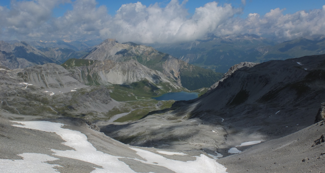 Piz Umbrail und Abstieg zum Lai da Rims Piz Umbrail und Abstieg zum Lai da Rims
