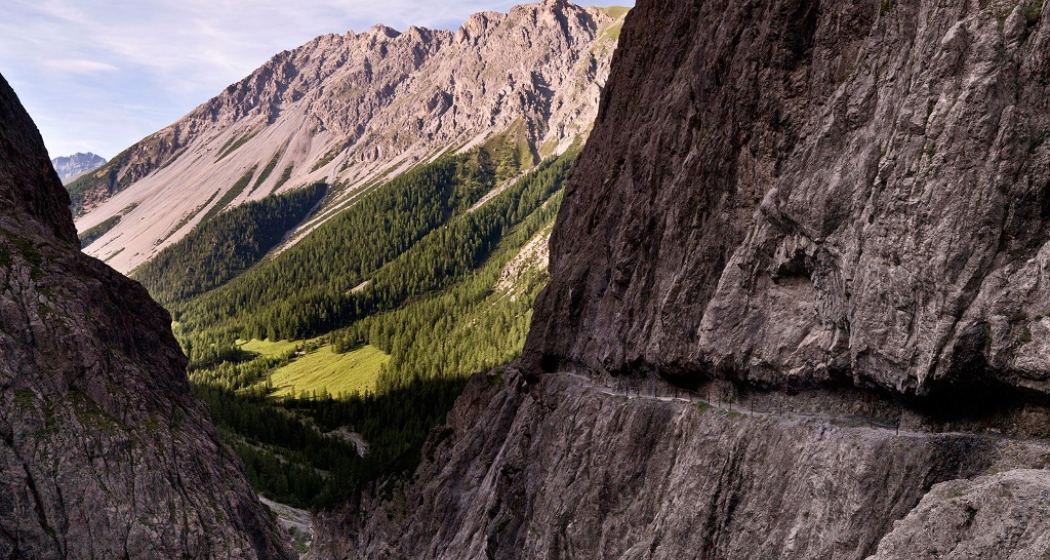 Uina-Bernina Bike-Tour. Etappe 1, Scuol - Sta. Maria