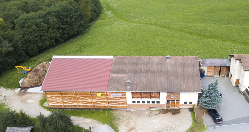 Paclera Hof aus der Vogelperspektive 1