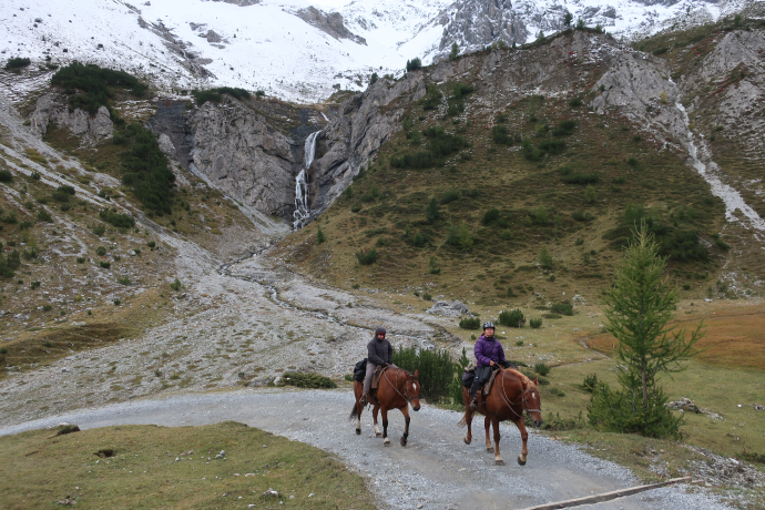 Aufstieg durchs Val Vau