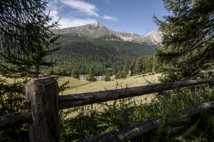 Aussicht auf Tschierv Aussicht auf Tschierv