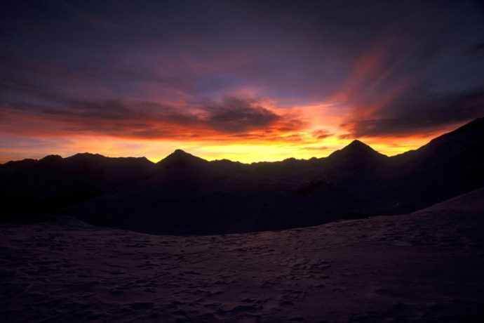Sonnenaufgang Rötelspitz