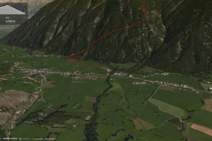 Mountain route in Vinschgau: Taufers - Piz Chavalatsch - Müstair