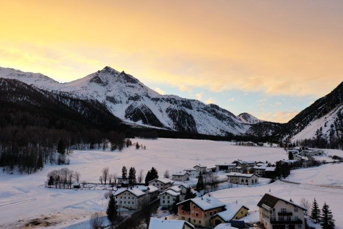 Blick in in Richtung Piz Daint