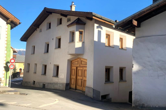 Unser Haus von der Dorfansicht an der Via Imperiala 2, in 7537 Müstair