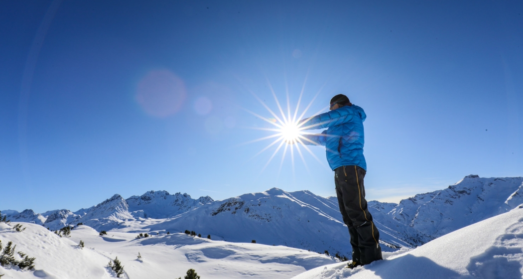 Schneeschuhwanderung im Val Müstair mit Chantal Lörtscher Schneeschuhwanderung im Val Müstair mit Chantal Lörtscher