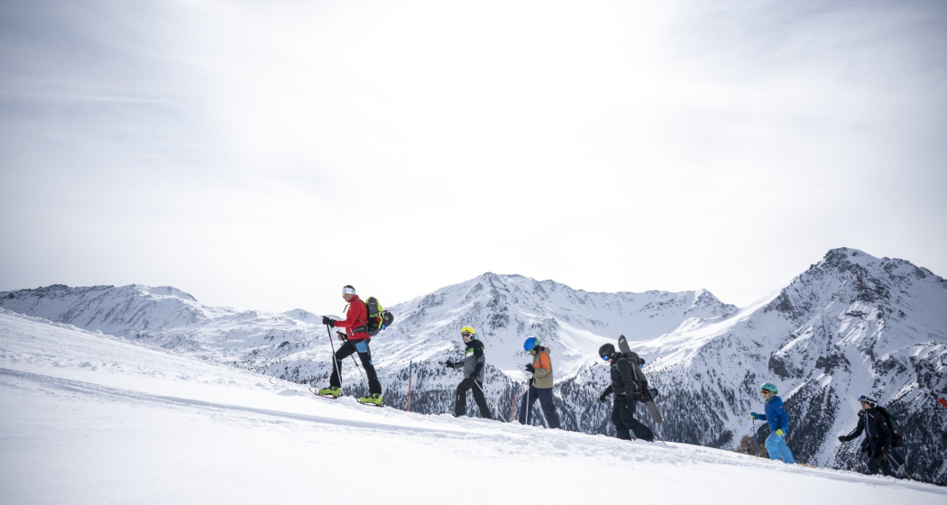 Skitour im Val Müstair.
