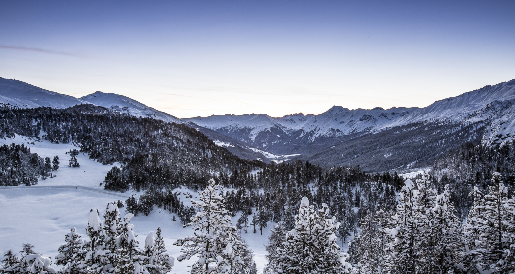 Winterlandschaft im Val Müstair Winterlandschaft im Val Müstair