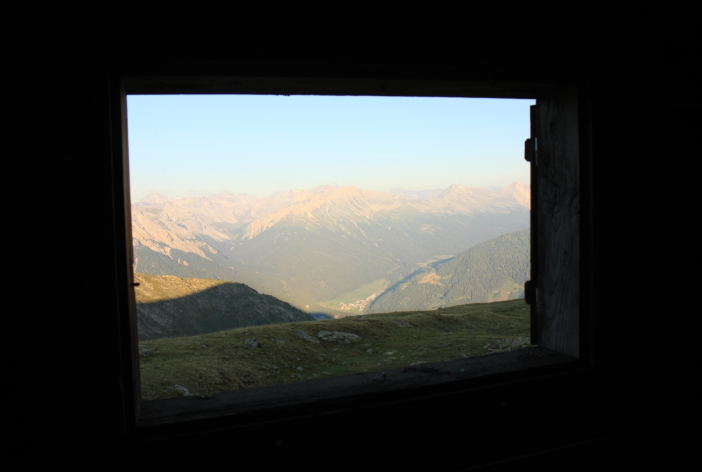 Morgenaussicht mit Panorama