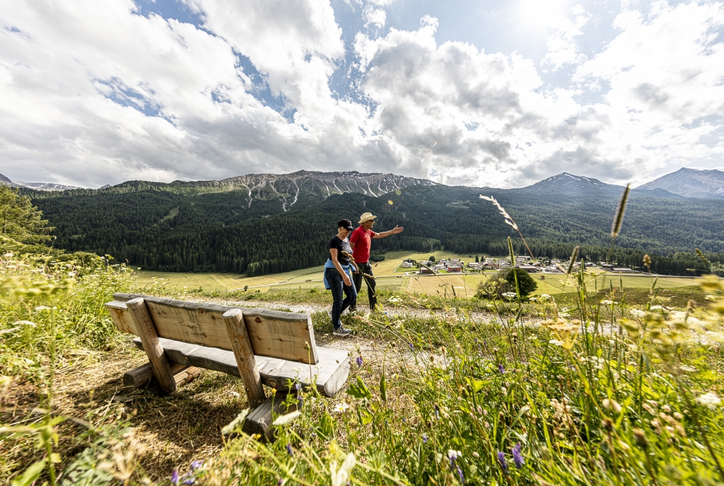 Blick auf Fuldera