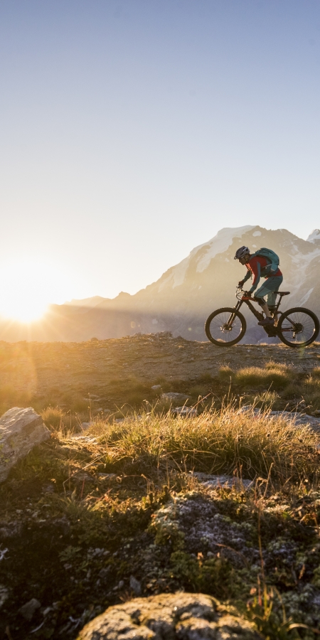 Mountainbiken im Val Müstair (Foto: © Markus Gerber) Mountainbiken im Val Müstair