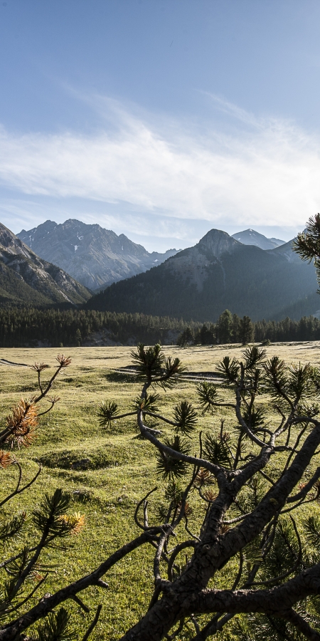 Wandern im Val Müstair (Foto © Andrea Badrutt, Chur) Wandern im Val Müstair