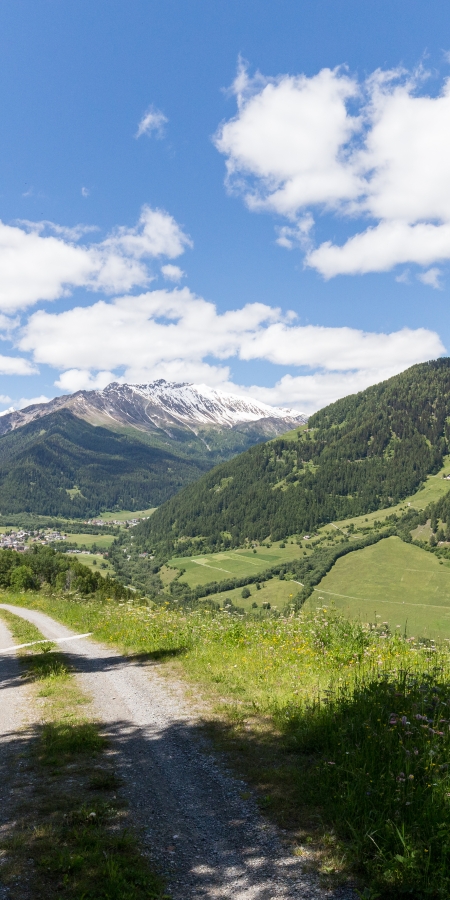 Blick von Guad ins Tal