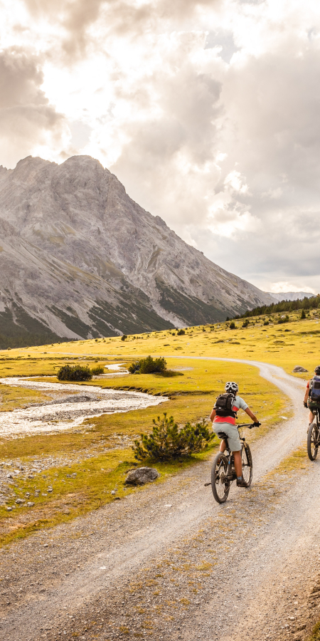 Biken im Val Mora