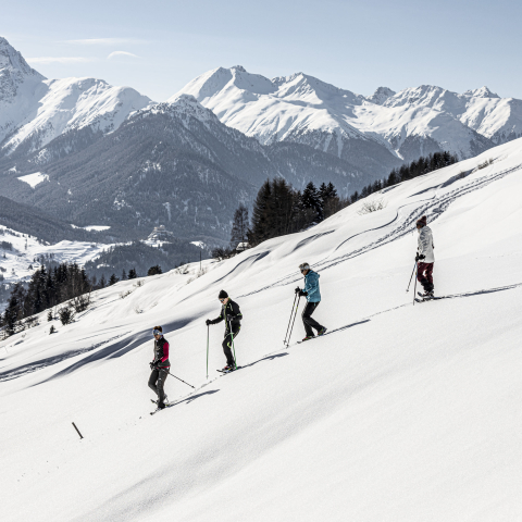 Schneeschuhwandern Unterengadin