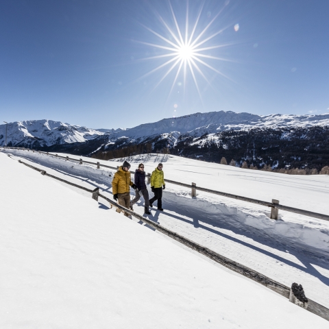Winterwandern in Lü