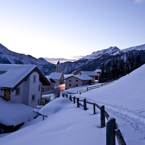 Das idyllische Dorf Lü