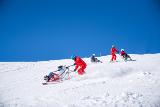 Barrierefreies Skifahren im Val Müstair Barrierefreies Skifahren im Val Müstair