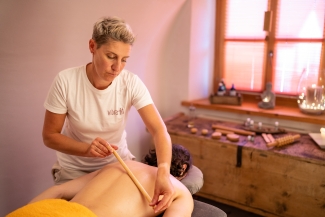 Massage für ein besseres Wohlbefinden.