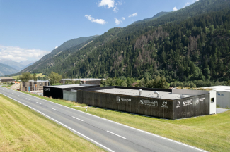 Moderner Schlachthof direkt im Tal