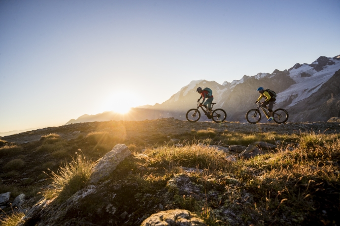 Mountainbiken im Val Müstair (Foto: © Markus Gerber) Mountainbiken im Val Müstair