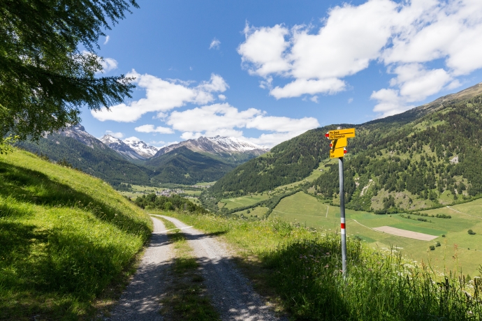 Blick von Guad ins Tal