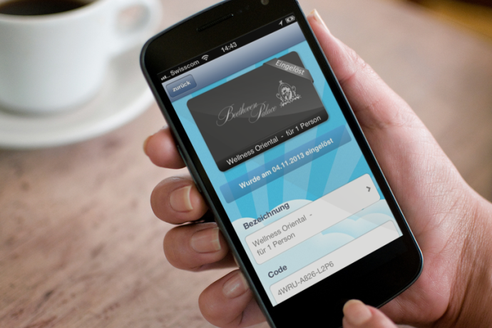 Voucher2mobile-App: Den Gutschein immer dabei