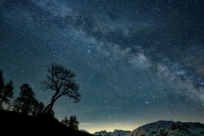 Sternenhimmel über Lü