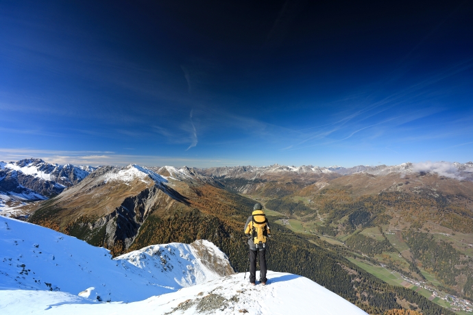 Chantal Lörtscher in Ihrer Heimat – dem Val Müstair