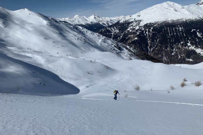 Auf Skitour mit Bergführer Rudi Müller