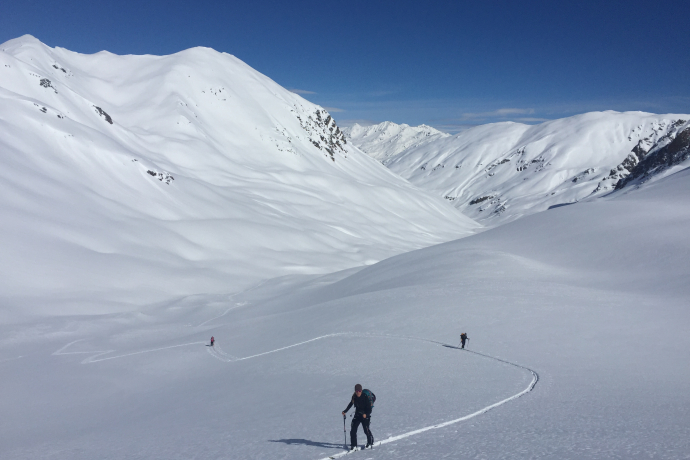 Auf Skitour mit Bergführer Rudi Müller