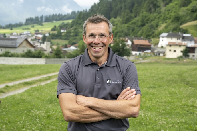 Jon Gross im Val Müstair.