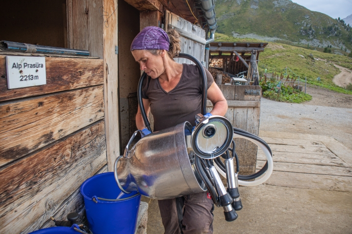 Aita Largiadèr – ein Vierteljahrhundert z’Alp 