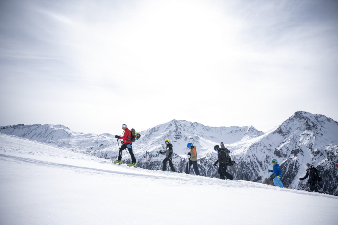Skitour im Val Müstair.