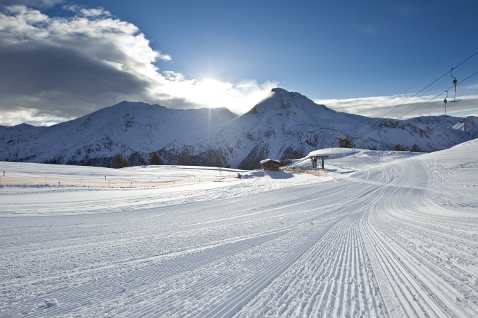 Blick auf Piz Daint und Piz Dora Blick auf Piz Daint und Piz Dora