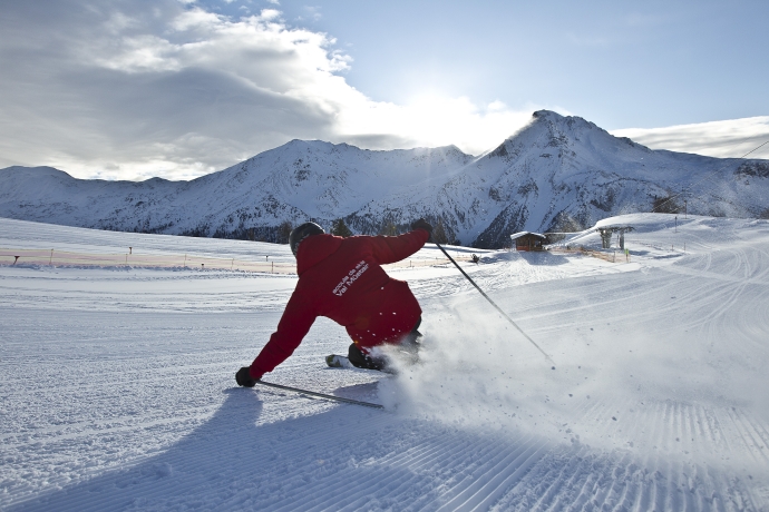 Skilehrer im Einsatz