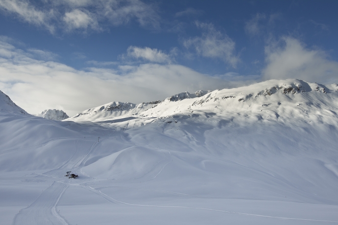 Blick auf Skilift Valbella Blick auf Skilift Valbella