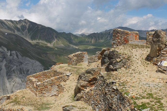 Der kleine Machu Picchu am Umbrail/Selvio.