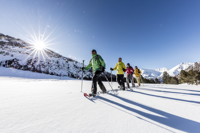 Paradies für Schneeschuhwanderer Paradies für Schneeschuhwanderer