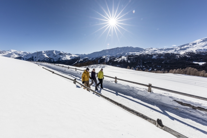 Winterwandern in Lü