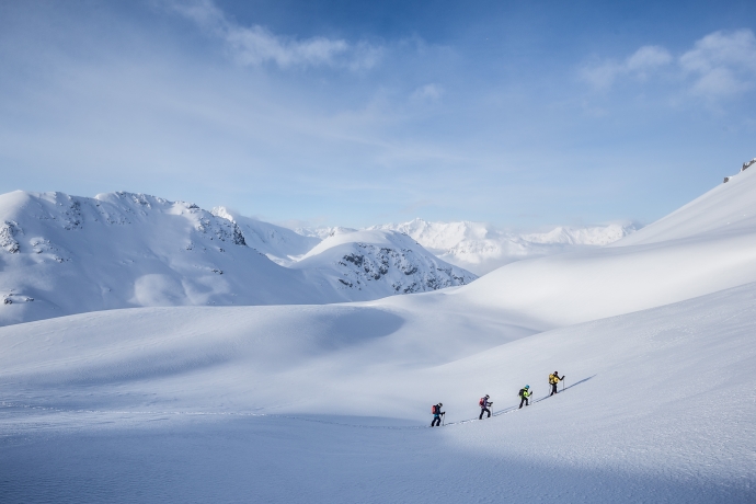 Skitouren im Val Müstair.