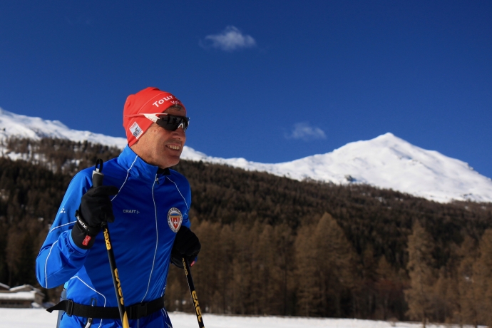 Curdin Bott ist langjähriger Langlauflehrer des Val Müstair Curdin Bott ist langjähriger Langlauflehrer des Val Müstair