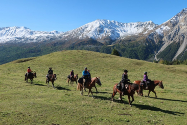 Pferdetrekking Alp da Munt