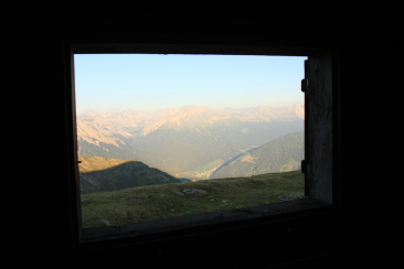 Morgenaussicht mit Panorama