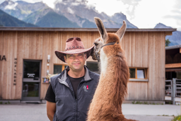 Lama-Trekking mit Isidor Sepp
